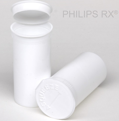 PHILIPS RX® 19 Dram Opaque White Pop Top