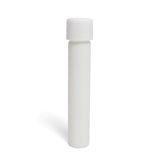 Luxury Glass Pre-Roll Tube Packaging Opaque White 110mm
