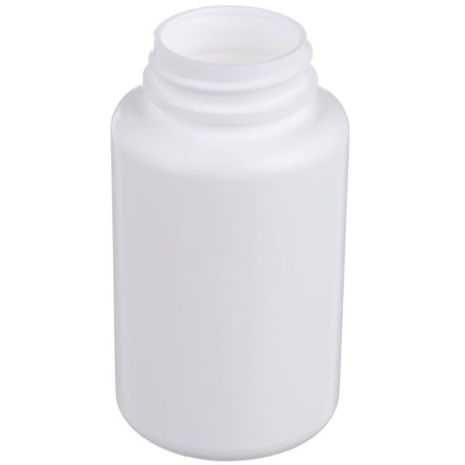 150cc white hdpe plastic round-packer-bottle 38-400 neck finish usa